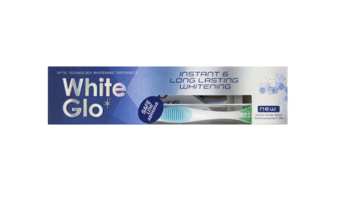 White Glo Instant White 150g Wybielająca Pasta + Szczoteczka GRATIS
